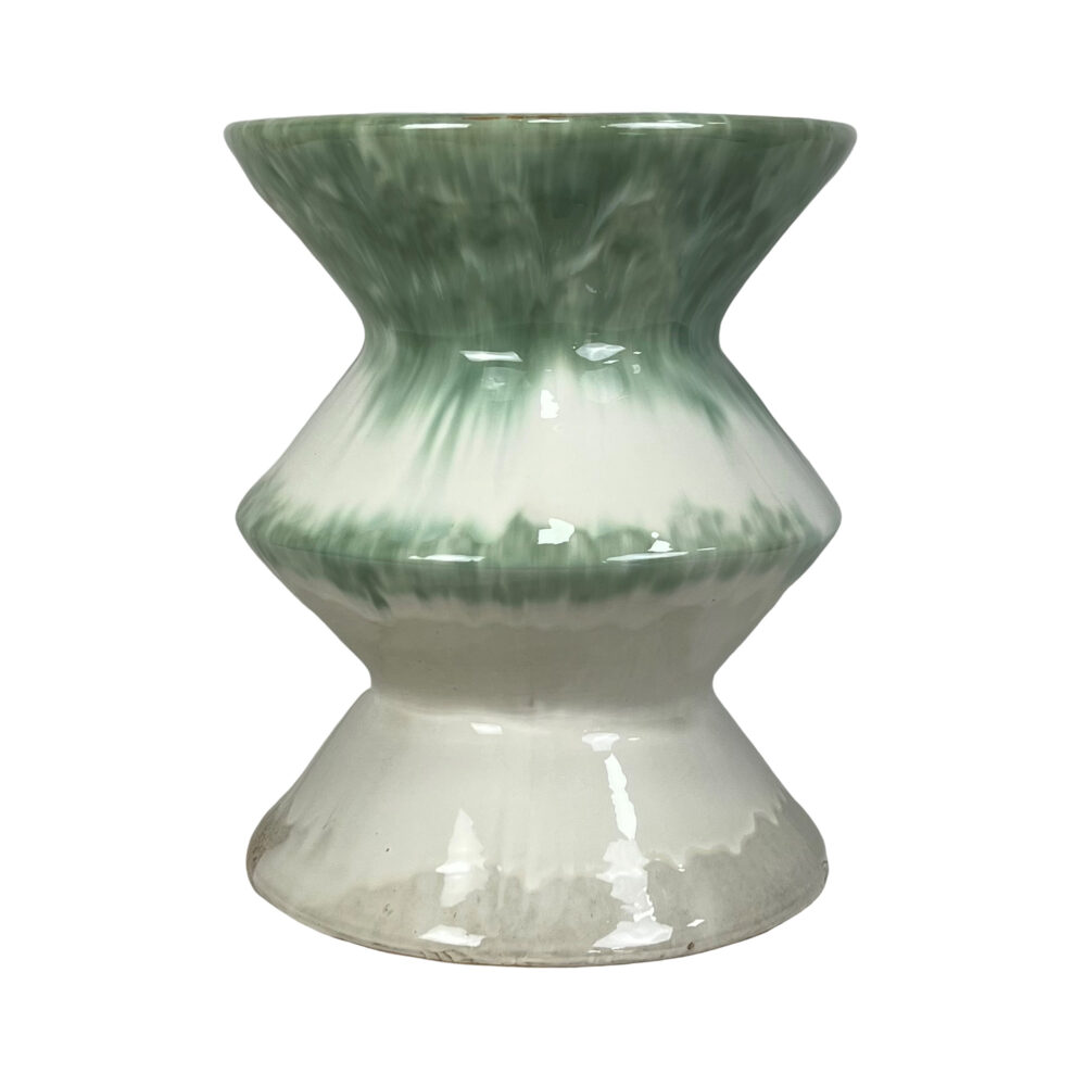 Multi-Layer Hourglass Flow Glaze Ceramic Stool GS189GFW
