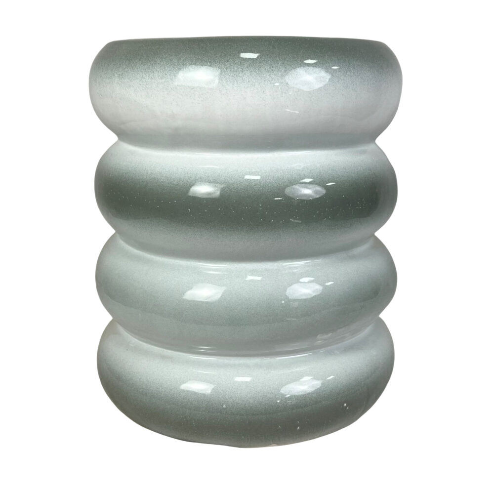 Four-Tier Stacked Bubble Gradient Glaze Ceramic Stool GS190 WG