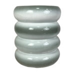 Four-Tier Stacked Bubble Gradient Glaze Ceramic Stool GS190 WG