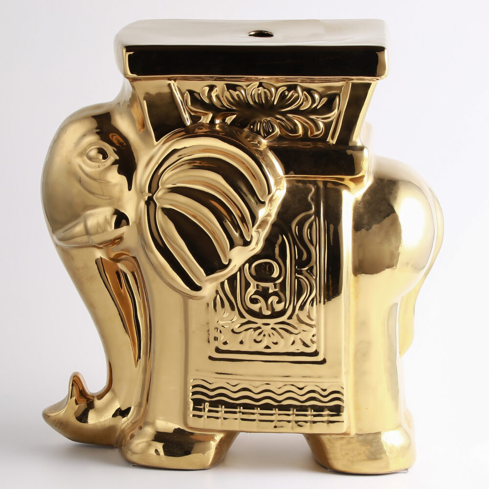 Ceramic Elephant Stool